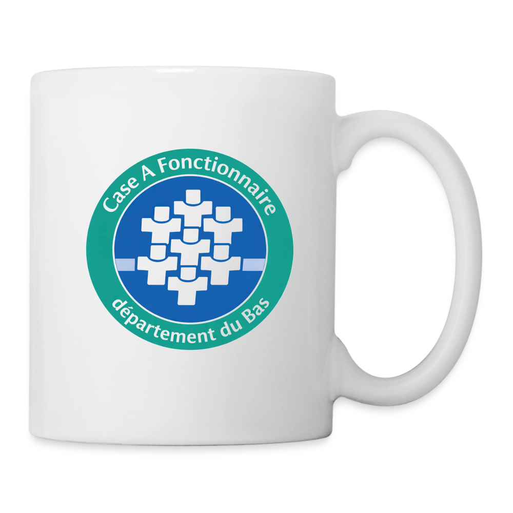 Mug blanc Case A fonctionnaire