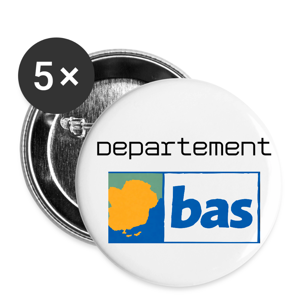 Lot de 5 grands badges (56 mm)